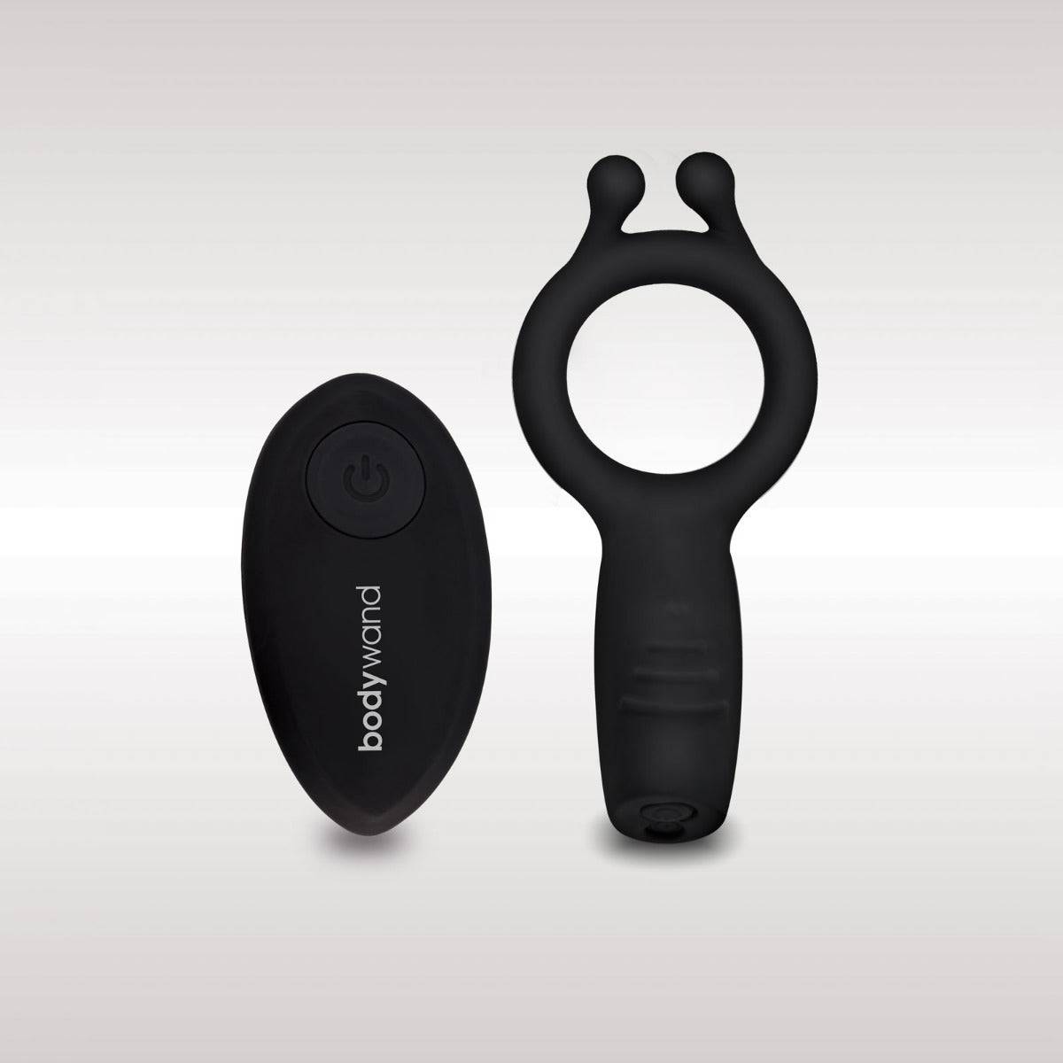 Bodywand Date Night Vibrating Couples Ring With Remote - Black - Adult Outlet