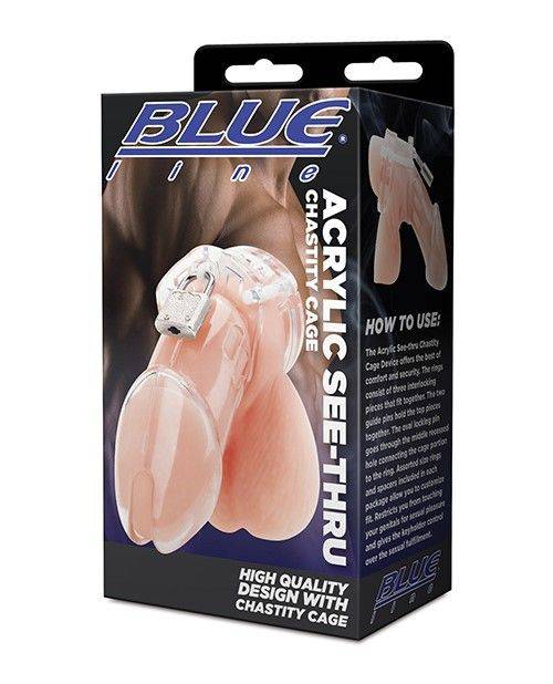 Acrylic See-Thru Chastity Cage - Adult Outlet