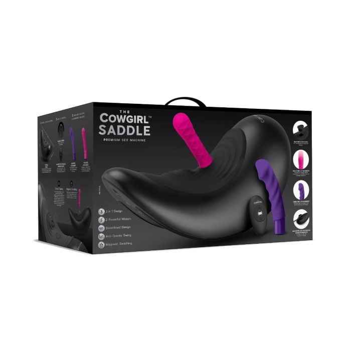 COWGIRL SADDLE Premium Sex Machine - Black