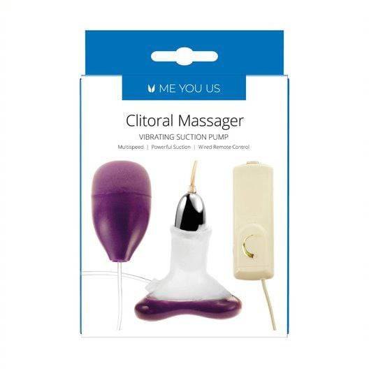 Me You Us Clitoral Masseuse Vibrating Clit Pump Transparent - Adult Outlet