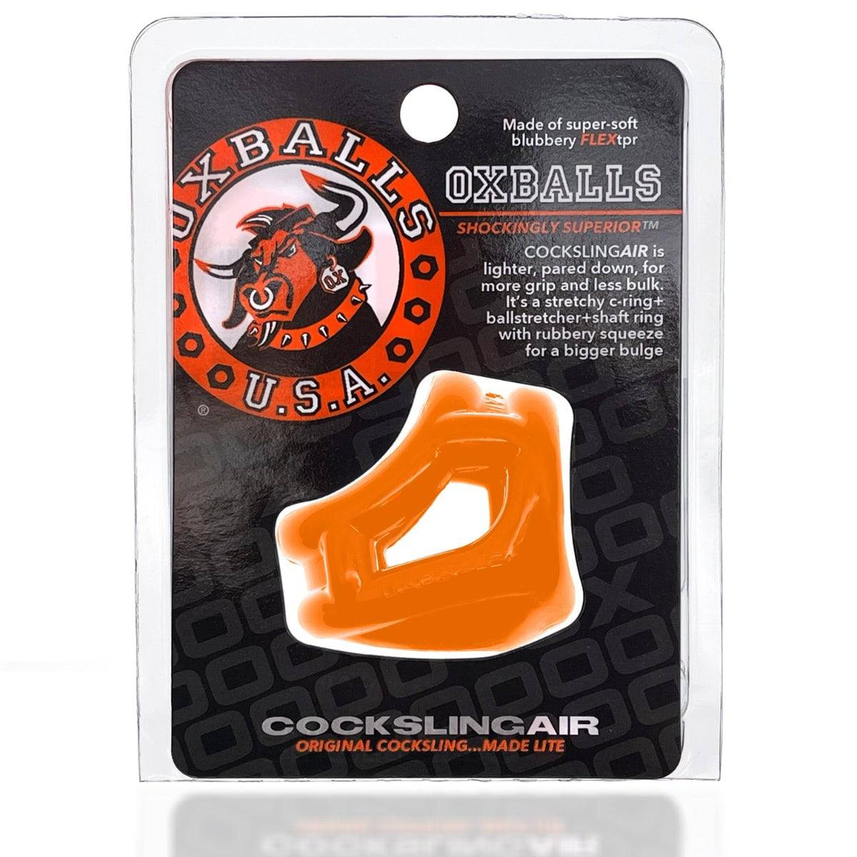 Oxballs Cocksling Air Original Cocksling Made Lite Orange - Adult Outlet