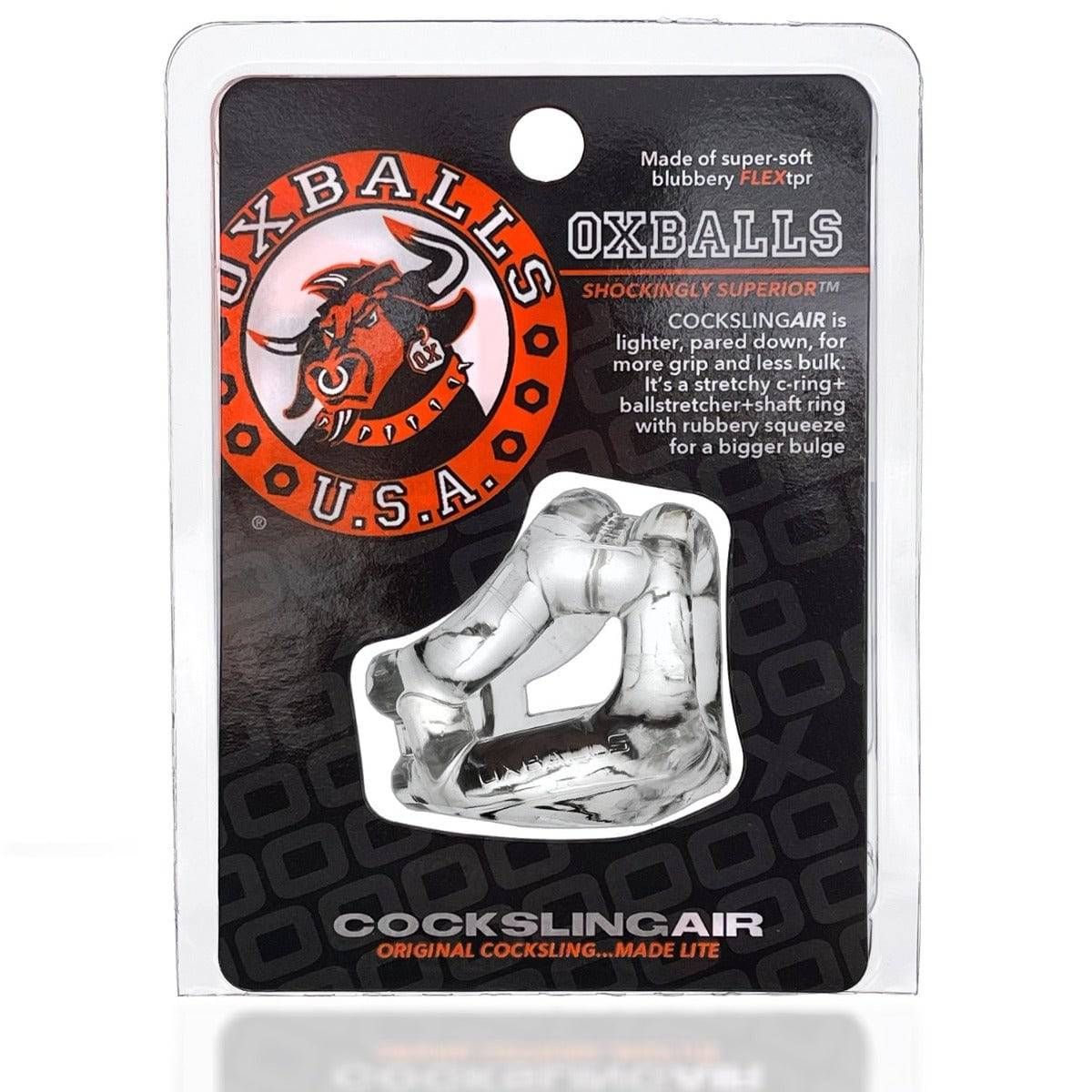 Oxballs Cocksling Air Original Cocksling Made Lite Clear - Adult Outlet