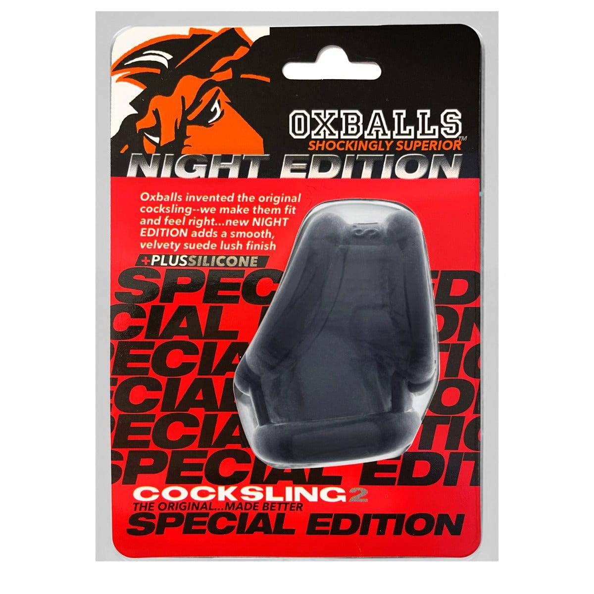 Oxballs Cocksling-2 Sling - Plus + Silicone Special Edition Night - Adult Outlet