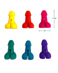 Super Fun Penis Cocktail Markers  Set Of 6 - Adult Outlet