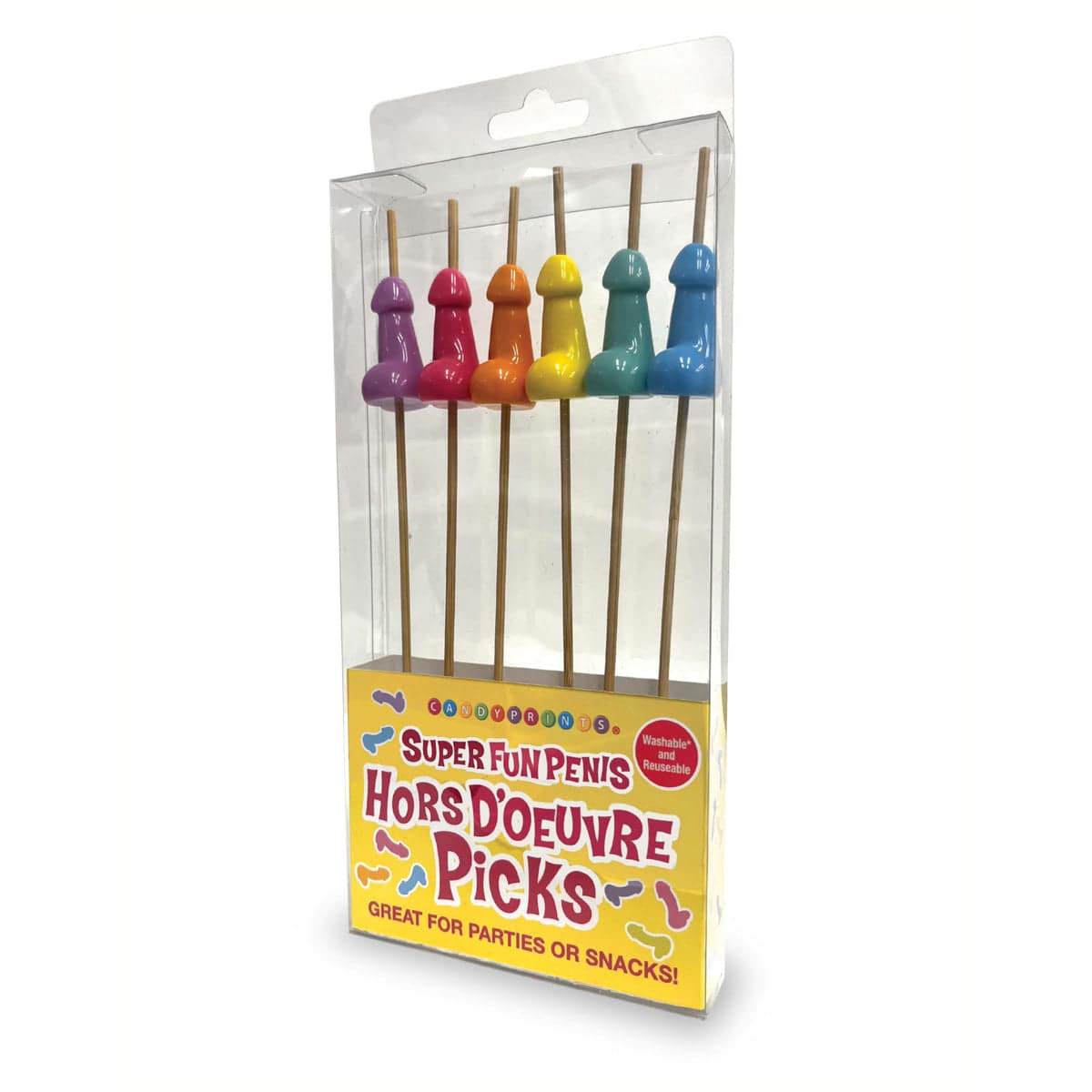 Super Fun Penis Hors D’Oeuvre’S Picks  Set Of 6 - Adult Outlet