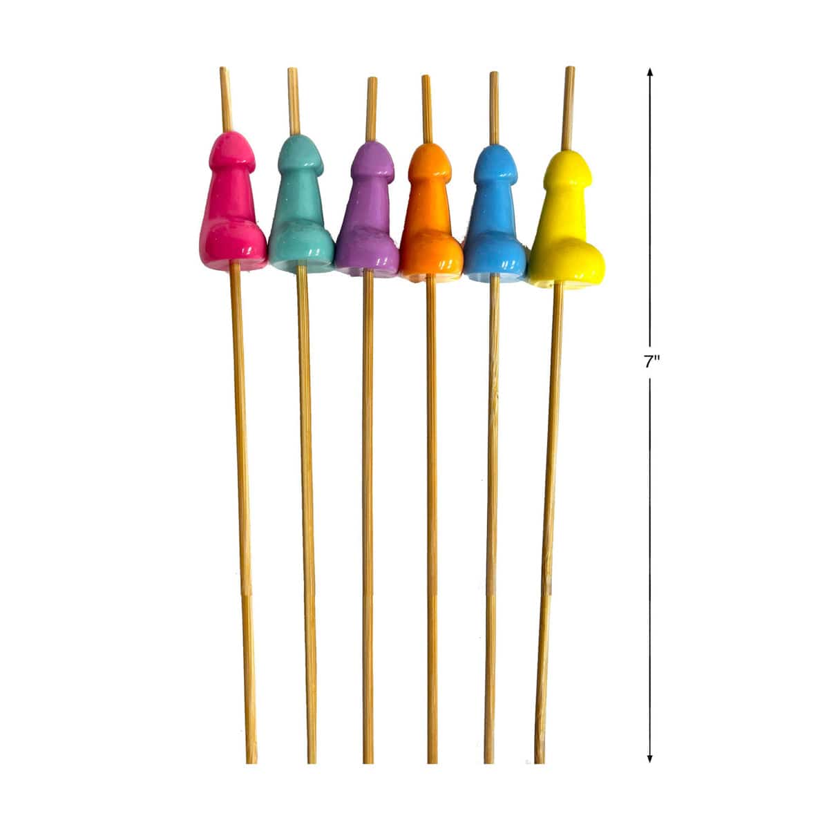 Super Fun Penis Hors D’Oeuvre’S Picks  Set Of 6 - Adult Outlet