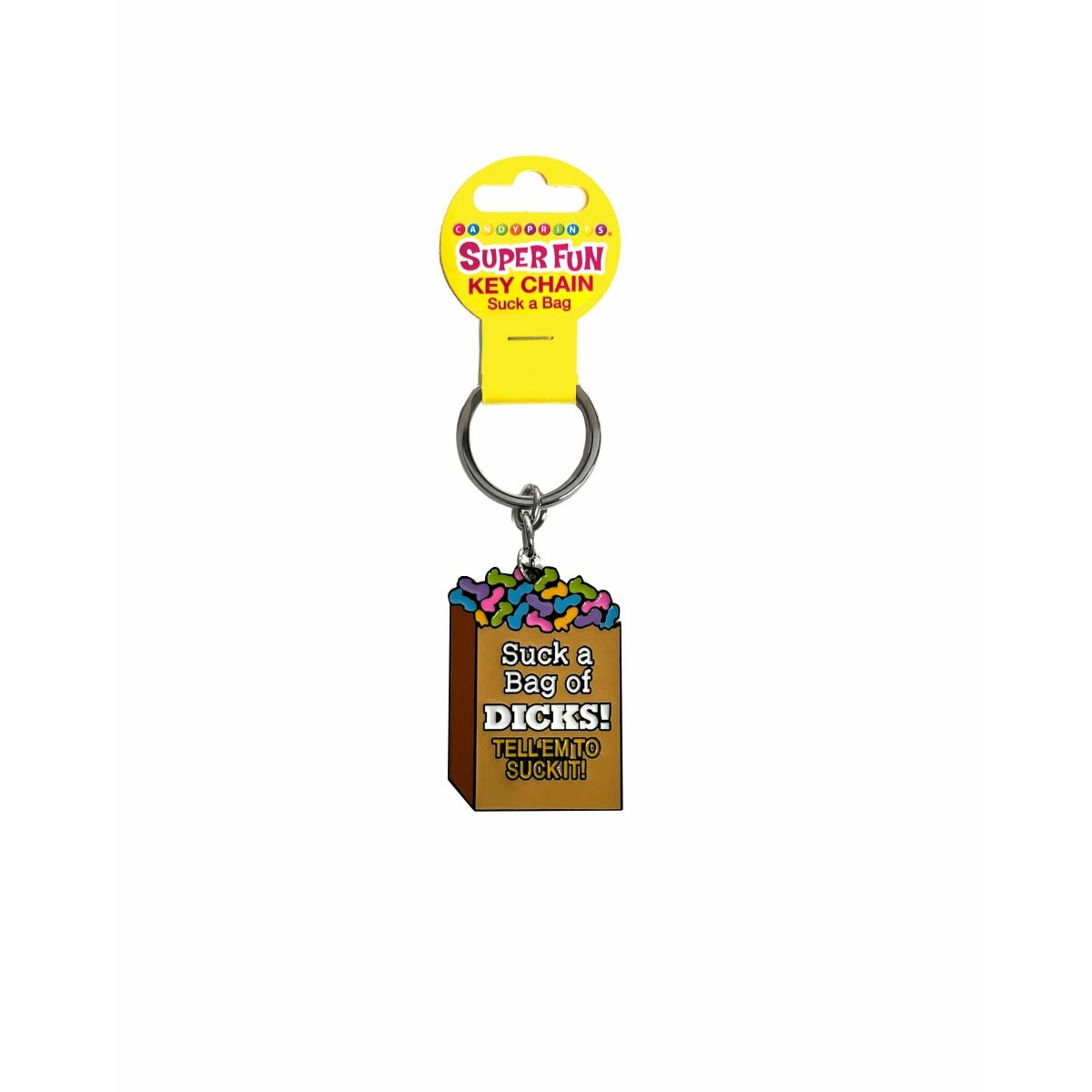 Super Fun Key Chain  Suck A Bag - Adult Outlet