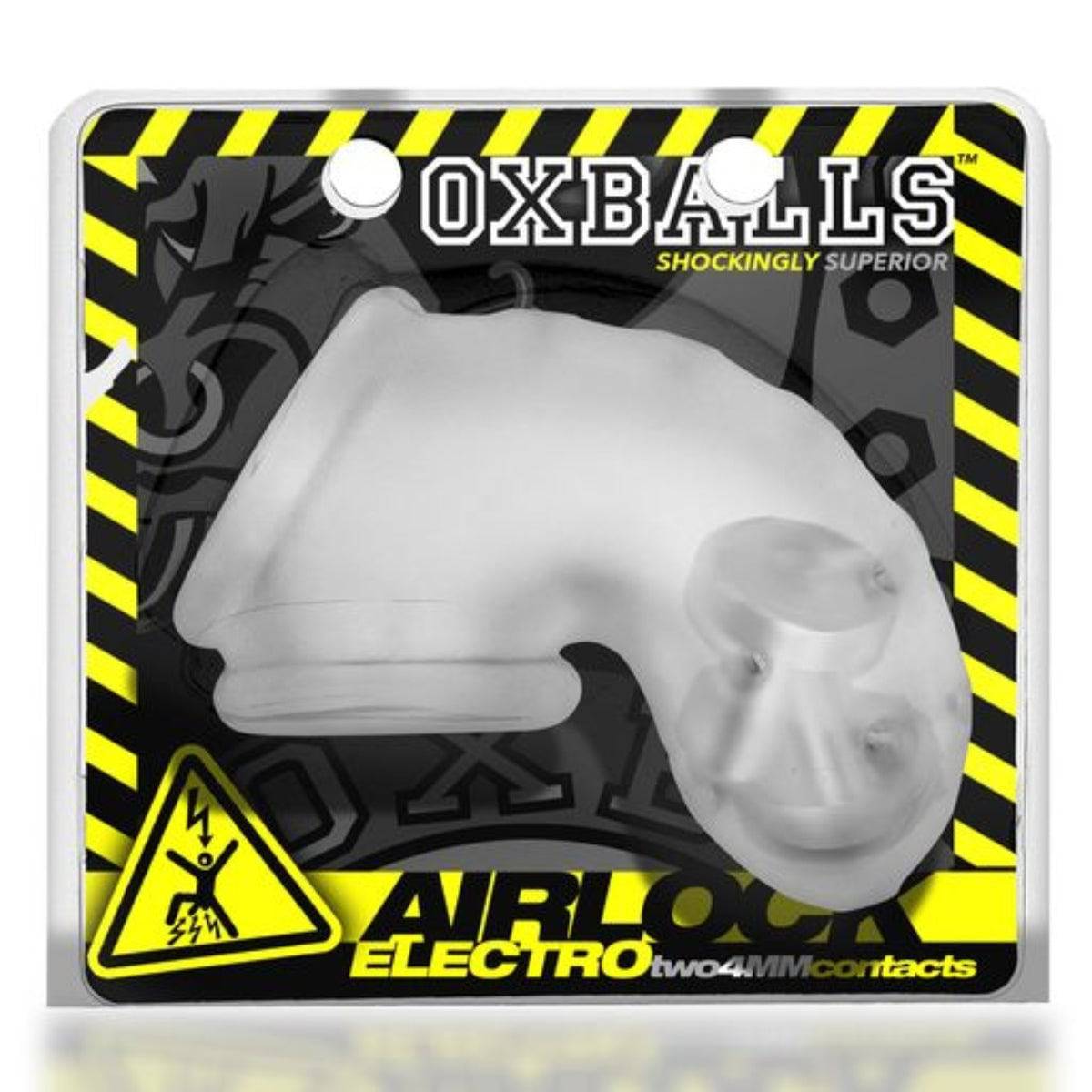 Airlock Electro Air-Lite Vented Chastity Clear Ice - Adult Outlet