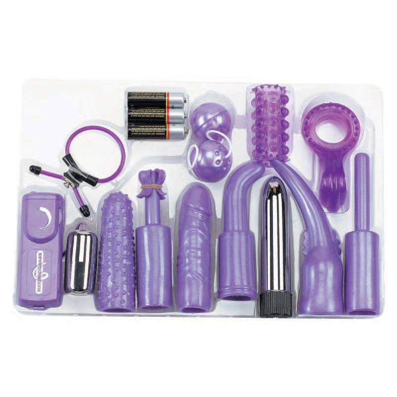 Seven Creations Dirty Dozen Couples Kit Purple - Adult Outlet