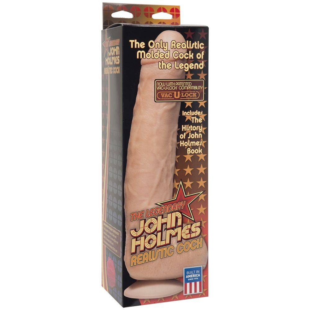 Doc Johnson John Holmes Realistic Moulded Cock Flesh 12In - Adult Outlet