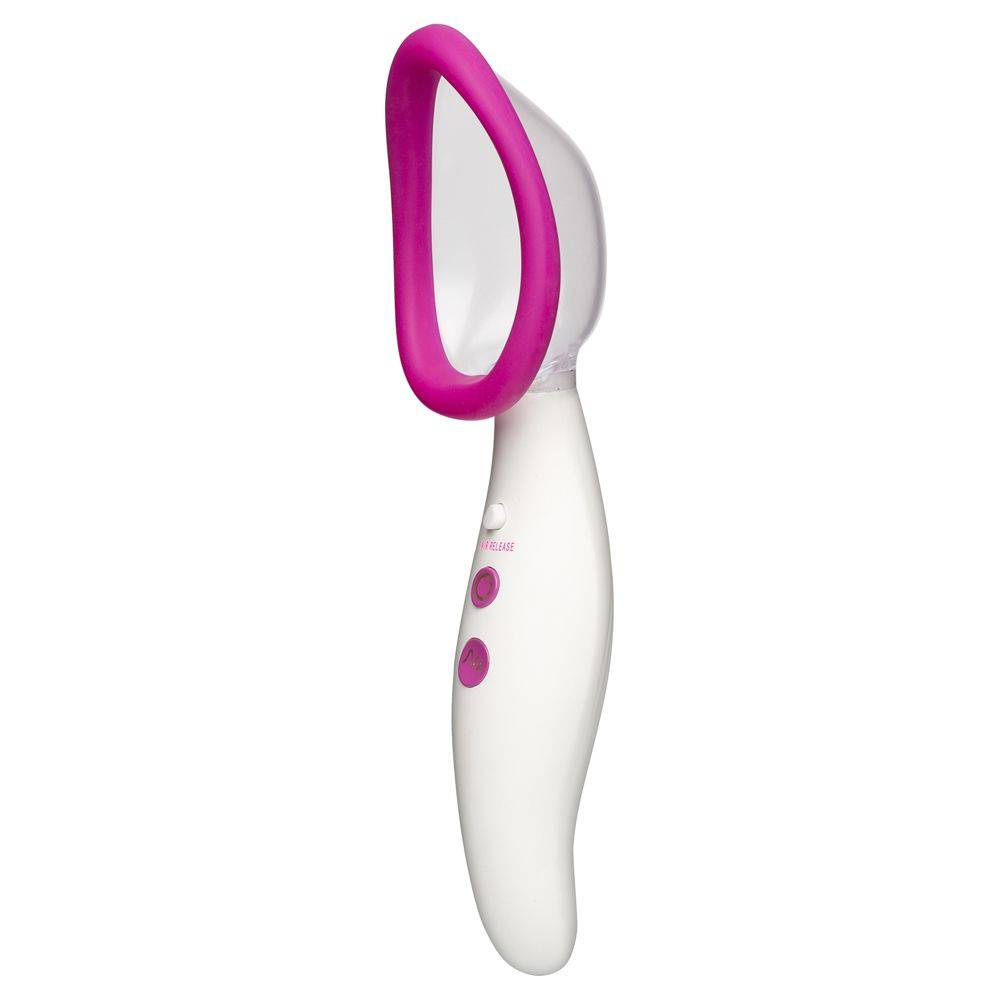 Doc Johnson Vibrating Pussy Pump Pink - Adult Outlet