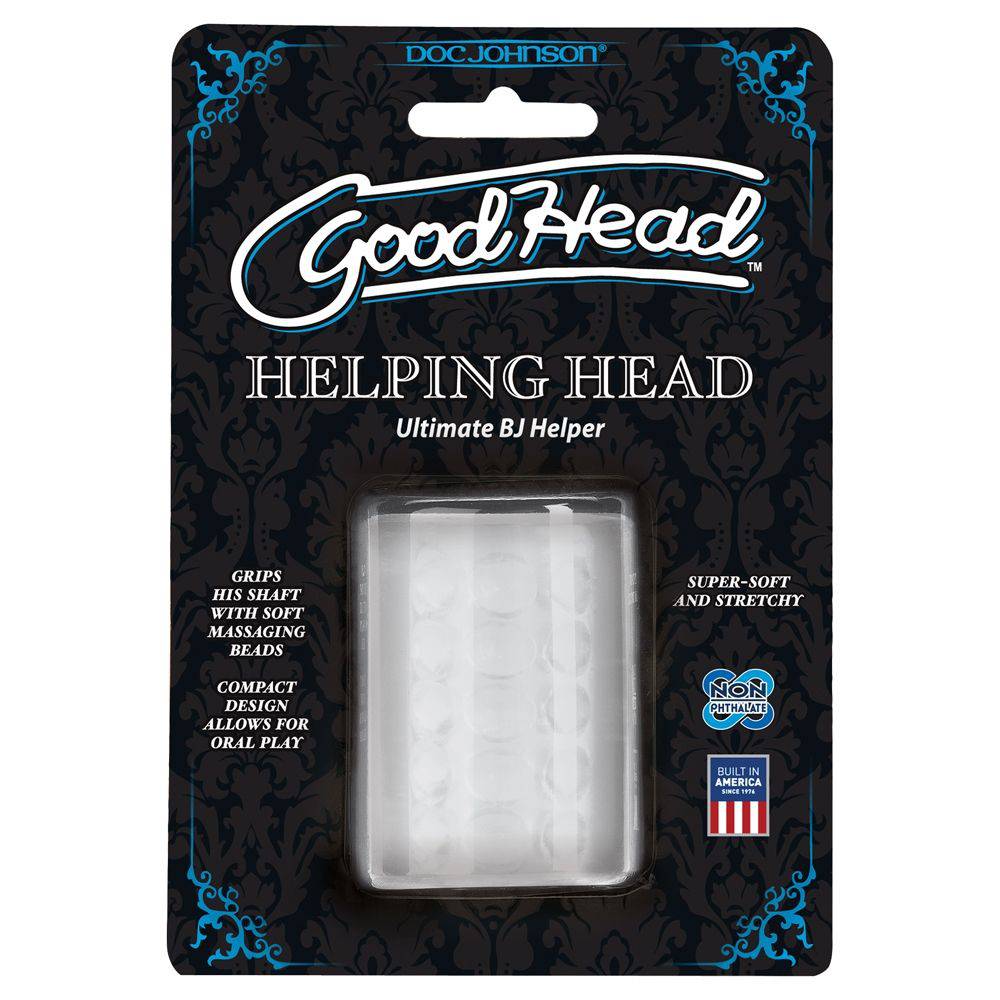 Goodhead Helping Head Stroker Clear - Adult Outlet