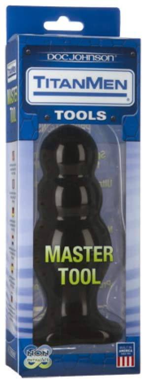 Doc Johnson Master Tool 4 Titanman Black - Adult Outlet