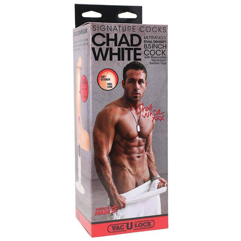 Signature Cocks Chad White Vanilla - Adult Outlet