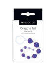 Me You Us Dragonz Tail Anal Beads Violet - Adult Outlet