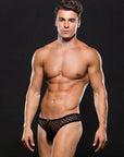 Envy Modern Fishnet Thong Black S/M - Adult Outlet