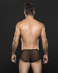 Envy Modern Fishnet Trunk Black M/L - Adult Outlet