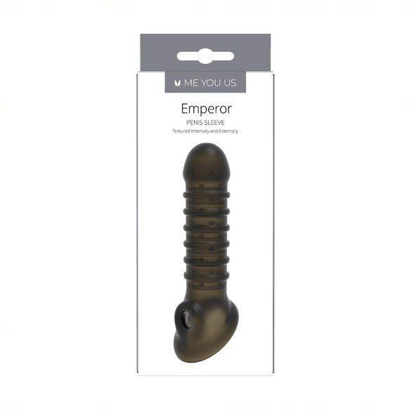 Me You Us Emperor Penis Sleeve Smoke - Adult Outlet