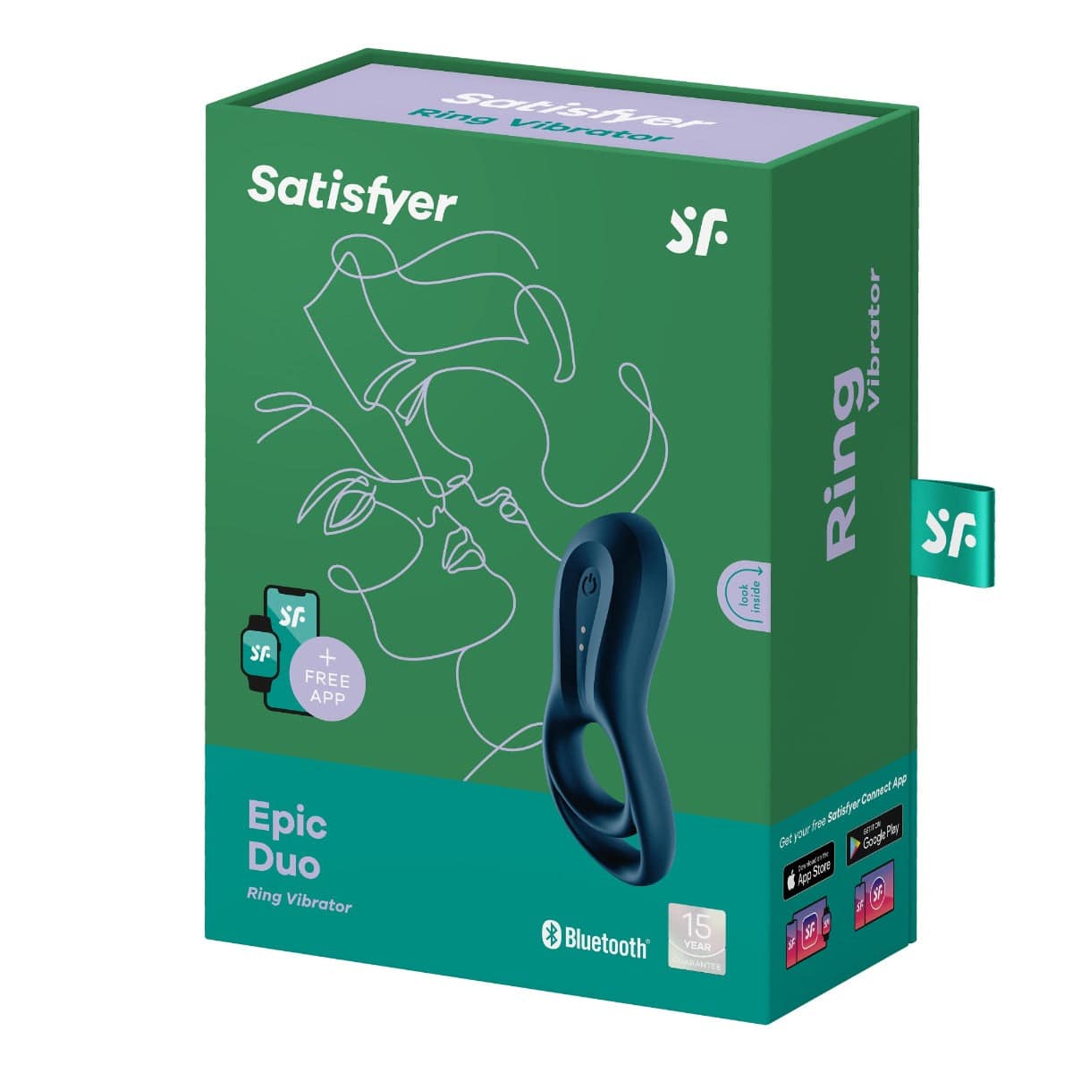 Satisfyer Epic Duo Ring Vibrator - Adult Outlet