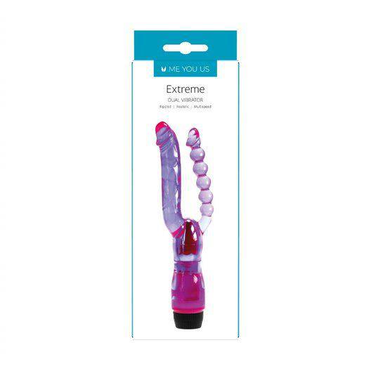 Me You Us Extreme Dual Vibrator Purple - Adult Outlet