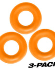 Oxballs Fat Willy 3 Pack Jumbo Cock Rings Orange Cock Rings Oxballs