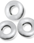 Oxballs Fat Willy 3-Pack Jumbo Cockrings Clear - Adult Outlet