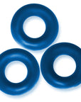 Oxballs Fat Willy 3-Pack Jumbo Cockrings Space Blue - Adult Outlet