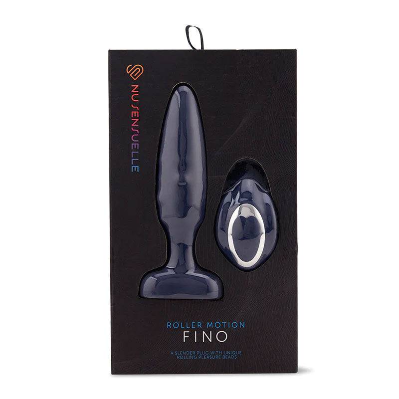 Nu Sensuelle Fino Roller Motion Plug Navy Blue - Adult Outlet