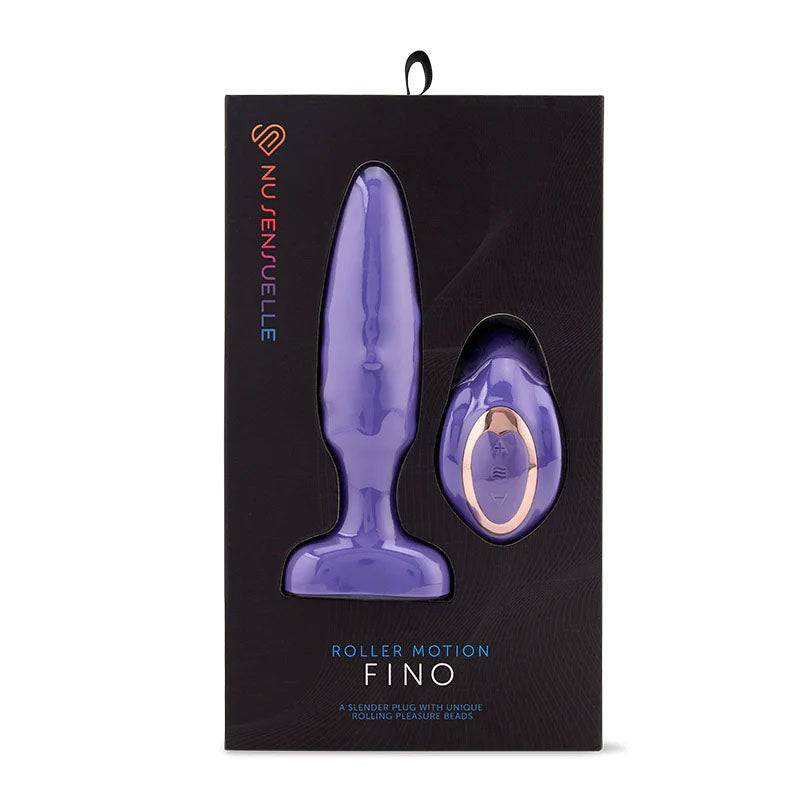 Nu Sensuelle Fino Roller Motion Plug Ultra Violet - Adult Outlet