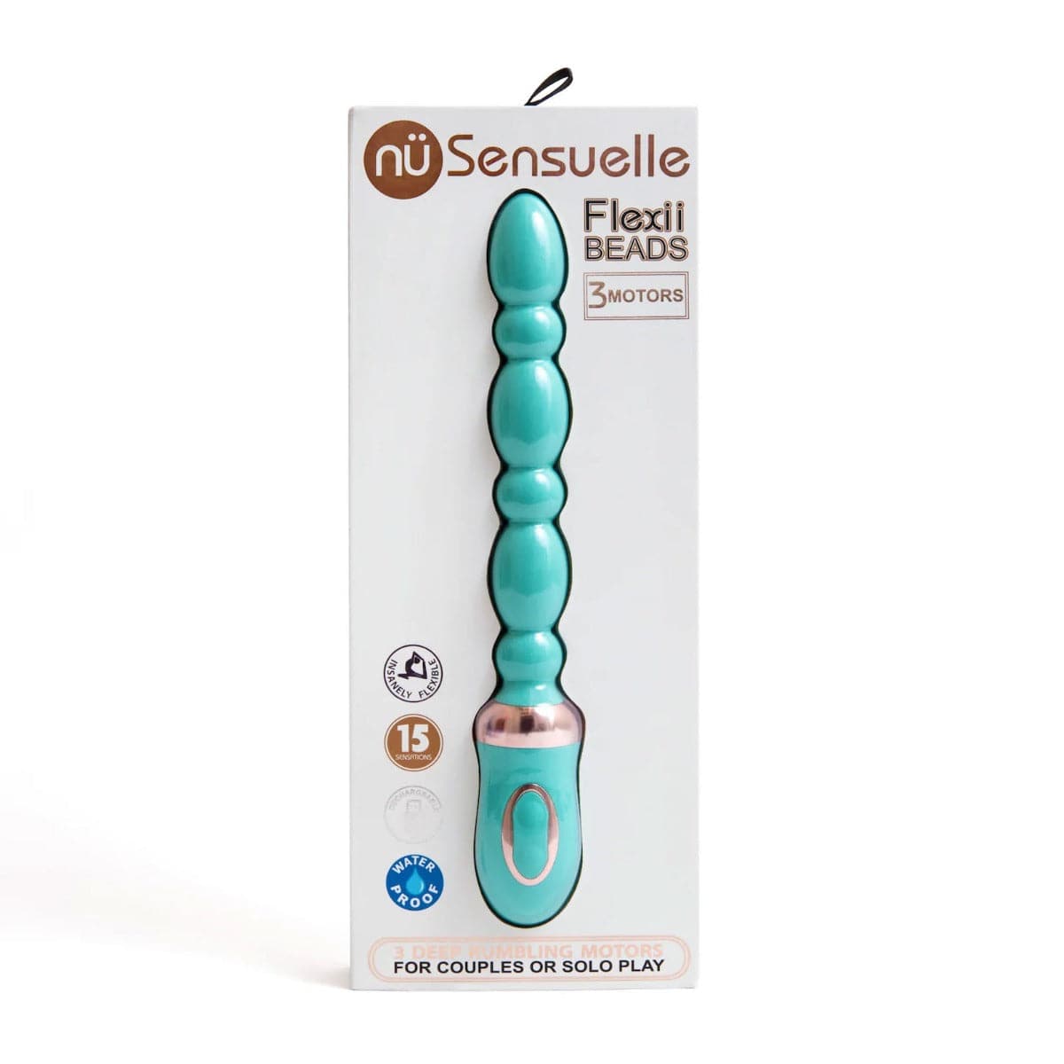 Nu Sensuelle Flexii Beads Electric Blue - Adult Outlet