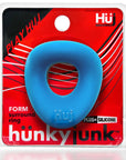 Hunkyjunk Form Silicone Cock Ring Teal Ice - Adult Outlet