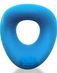 Hunkyjunk Form Silicone Cock Ring Teal Ice - Adult Outlet