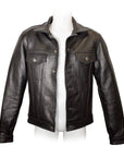 Prowler Red Leather Trucker Jacket Small - Adult Outlet