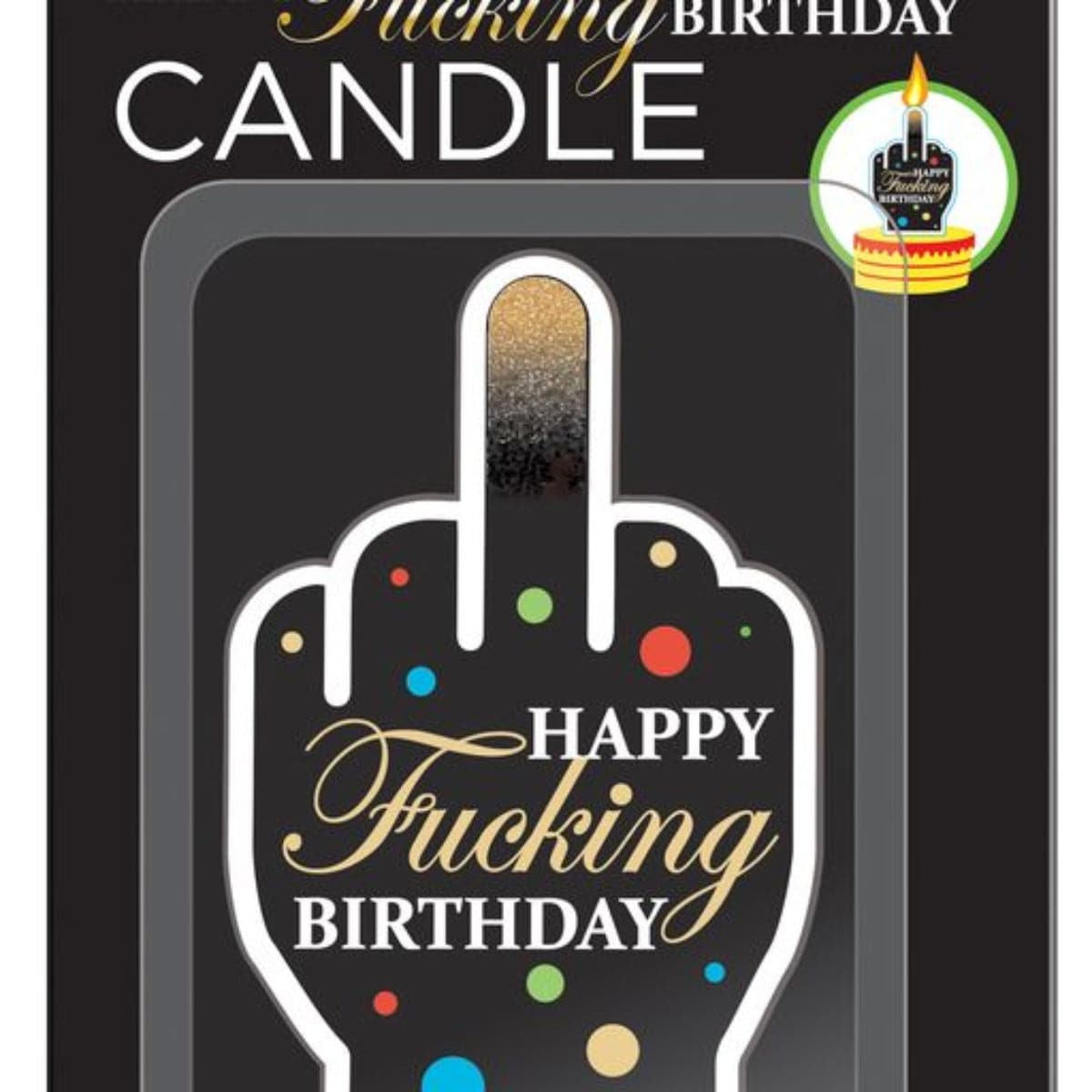 Little Genie Happy F'Ing Birthday Finger Candle - Adult Outlet