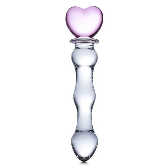 Glas 8Inch Sweetheart Glass Dildo - Adult Outlet