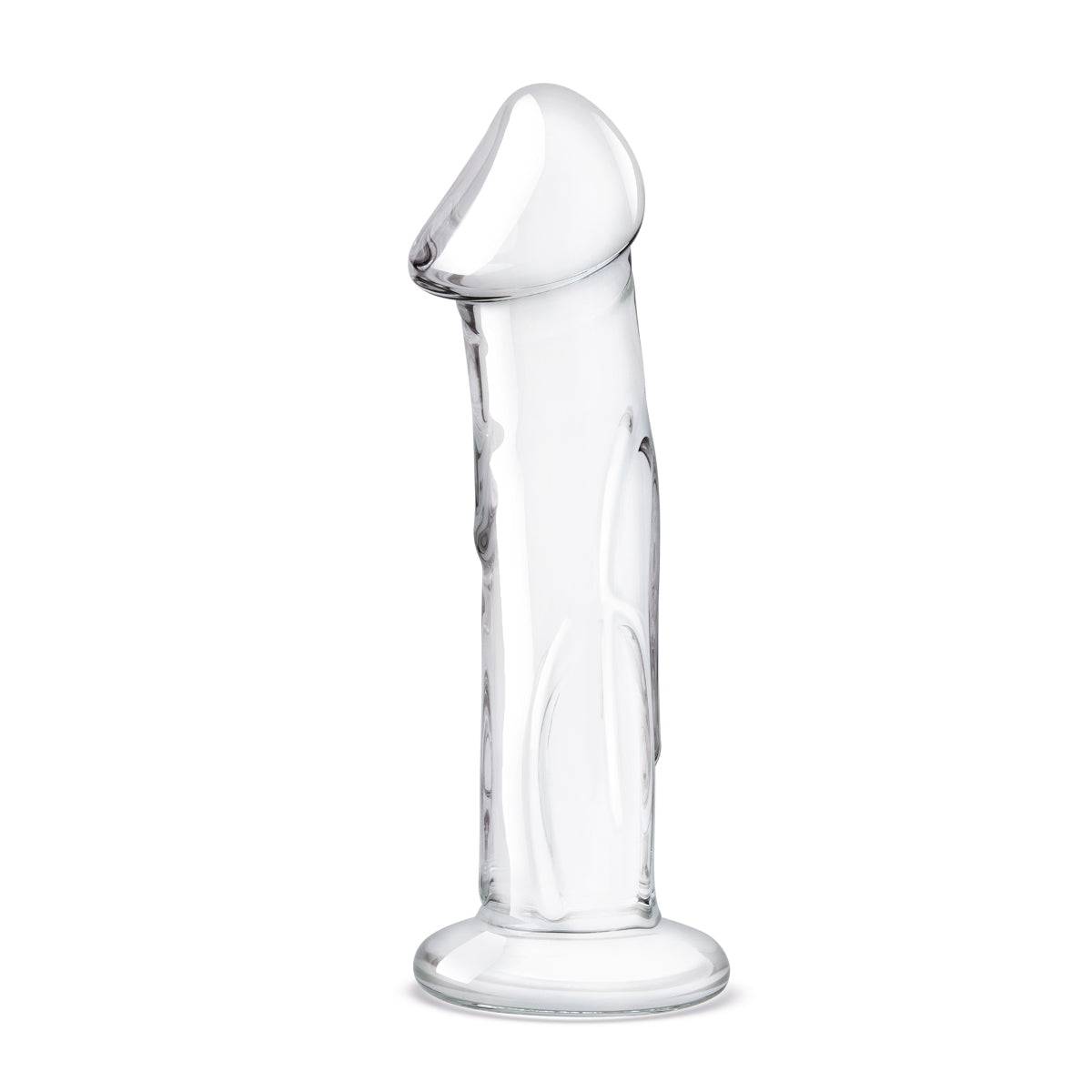 Glas 6Inch Veins & Flat Base Dildo - Adult Outlet