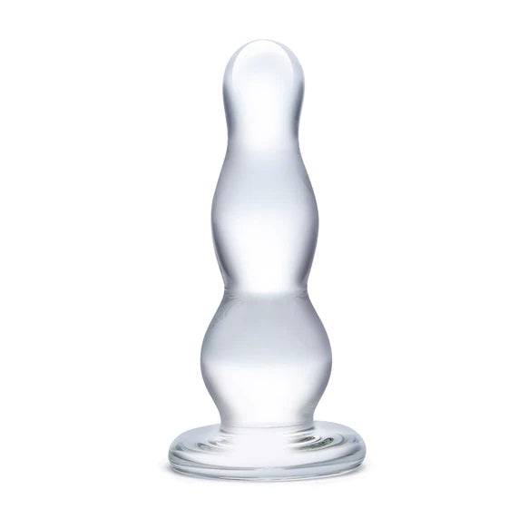 Glas 4Inch Glass Butt Plug Clear - Adult Outlet