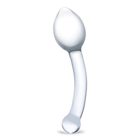 Glas 8Inch Pure Indulgence Anal Slider Clear - Adult Outlet