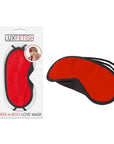 Lux Fetish Peek-A-Boo Love Mask Red - Adult Outlet