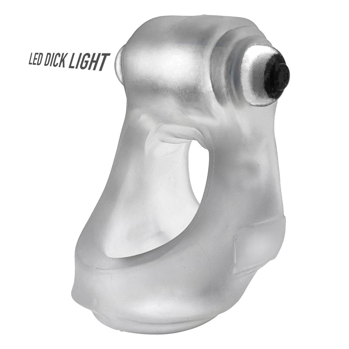 Oxballs Glowsling Cocksling Led Clear Ice - Adult Outlet