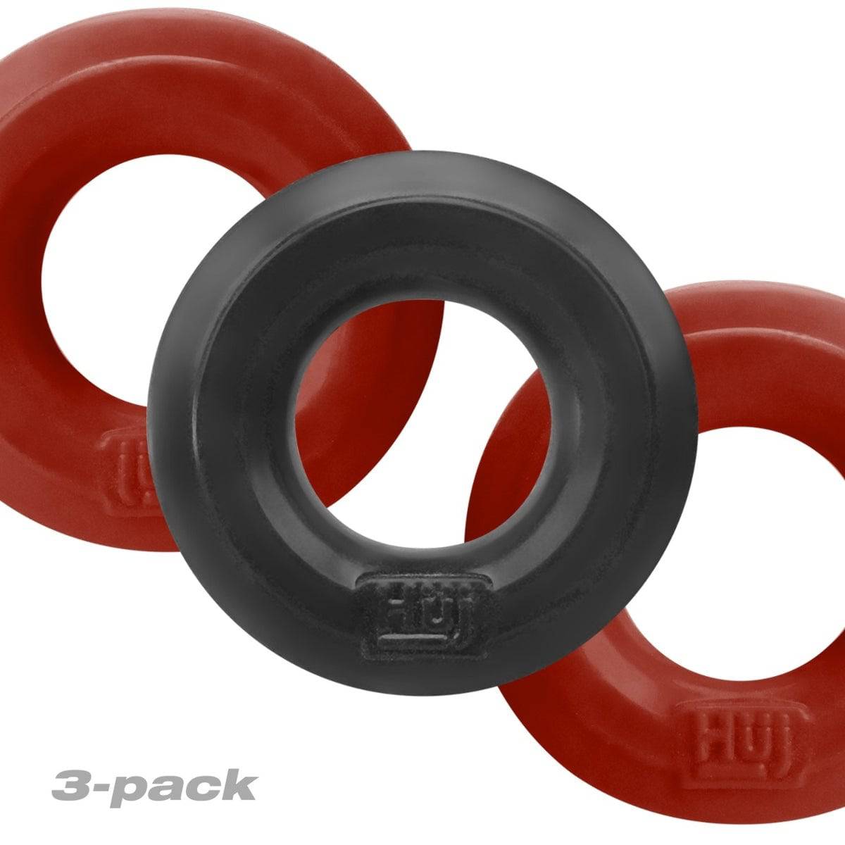 Huj3 C-Ring 3-Pack Cherry / Tar Ice - Adult Outlet