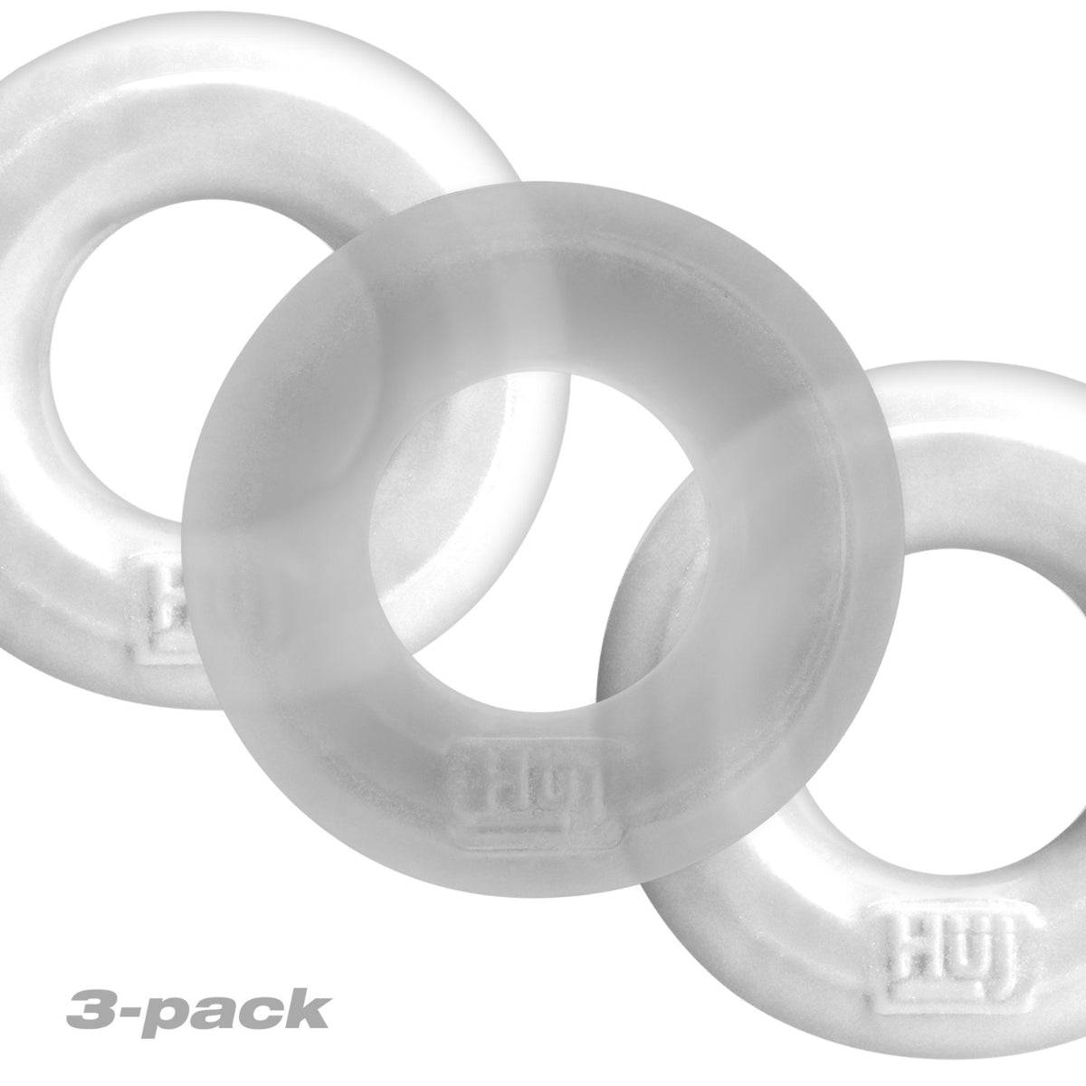 Huj3 C-Ring 3-Pack White Ice - Adult Outlet