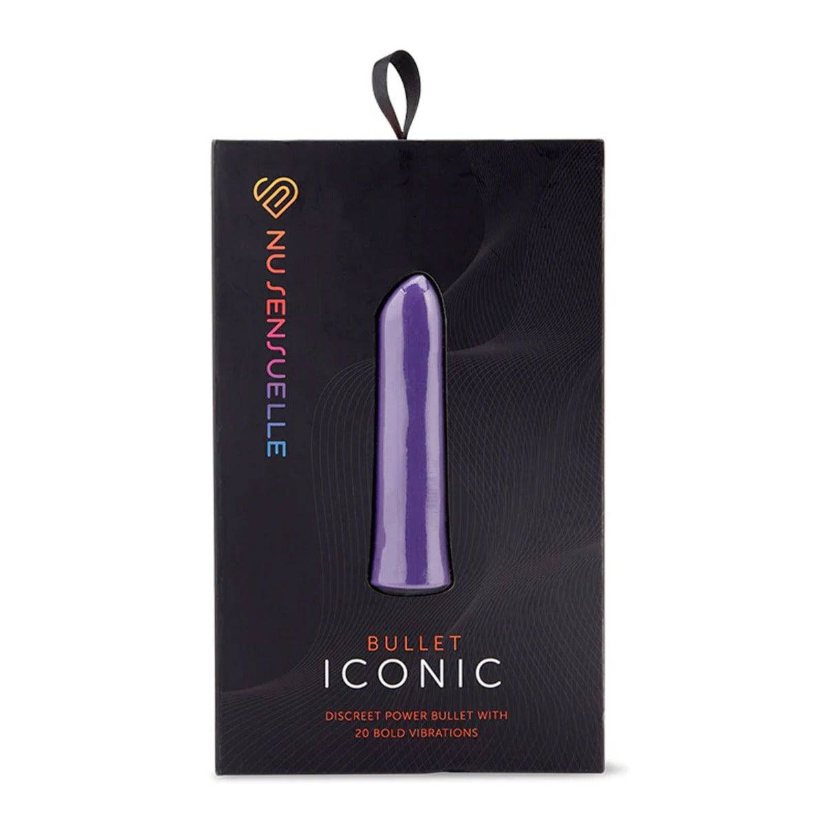 Nu Sensuelle Iconic Bullet Vibrator Deep Purple 3.5 Inch - Adult Outlet