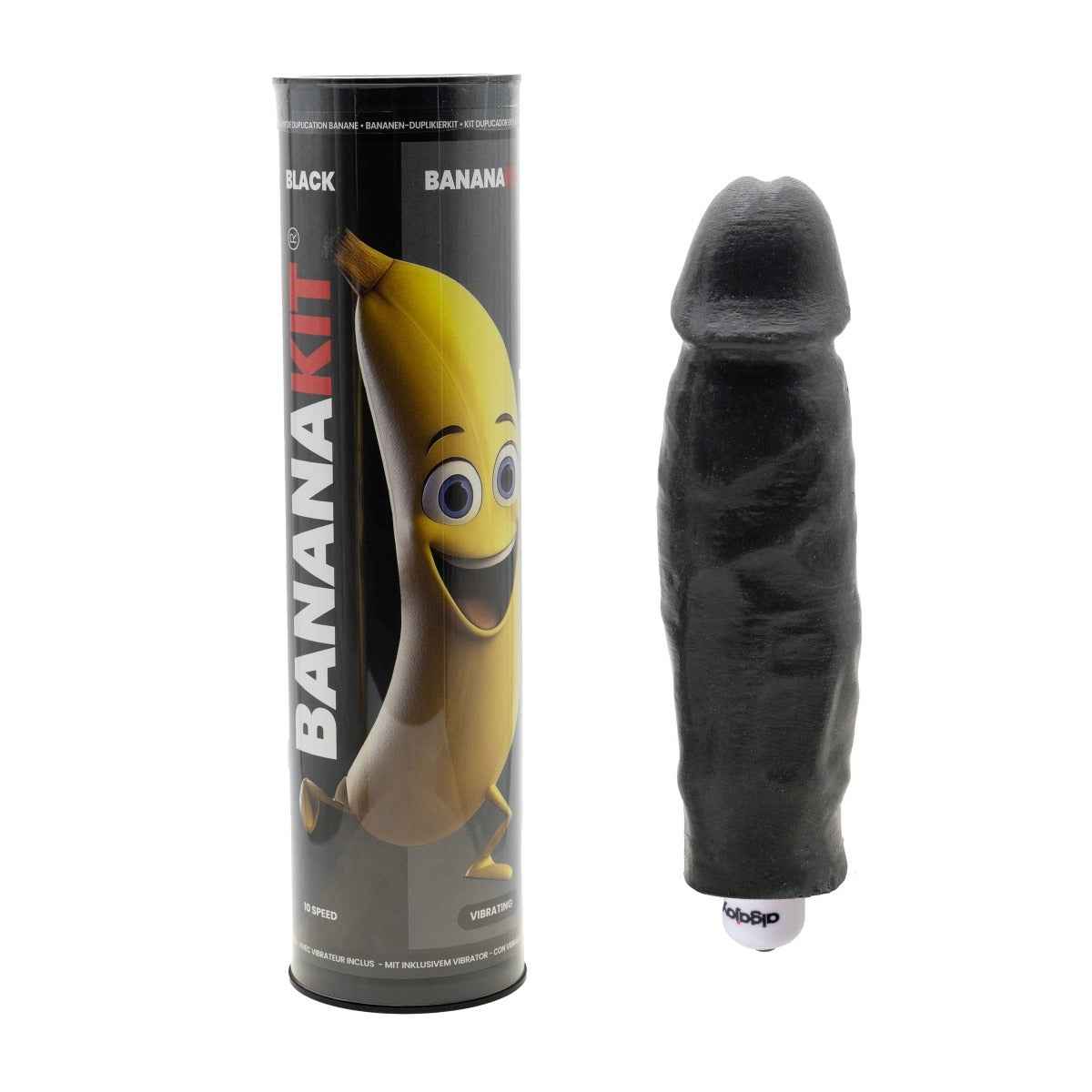 Bananakit Penis Molding Kit With Vibrator Black