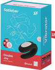 Satisfyer Double Joy Vibrator Black - Adult Outlet