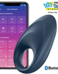 Satisfyer Mighty One Ring Vibrator Blue - Adult Outlet