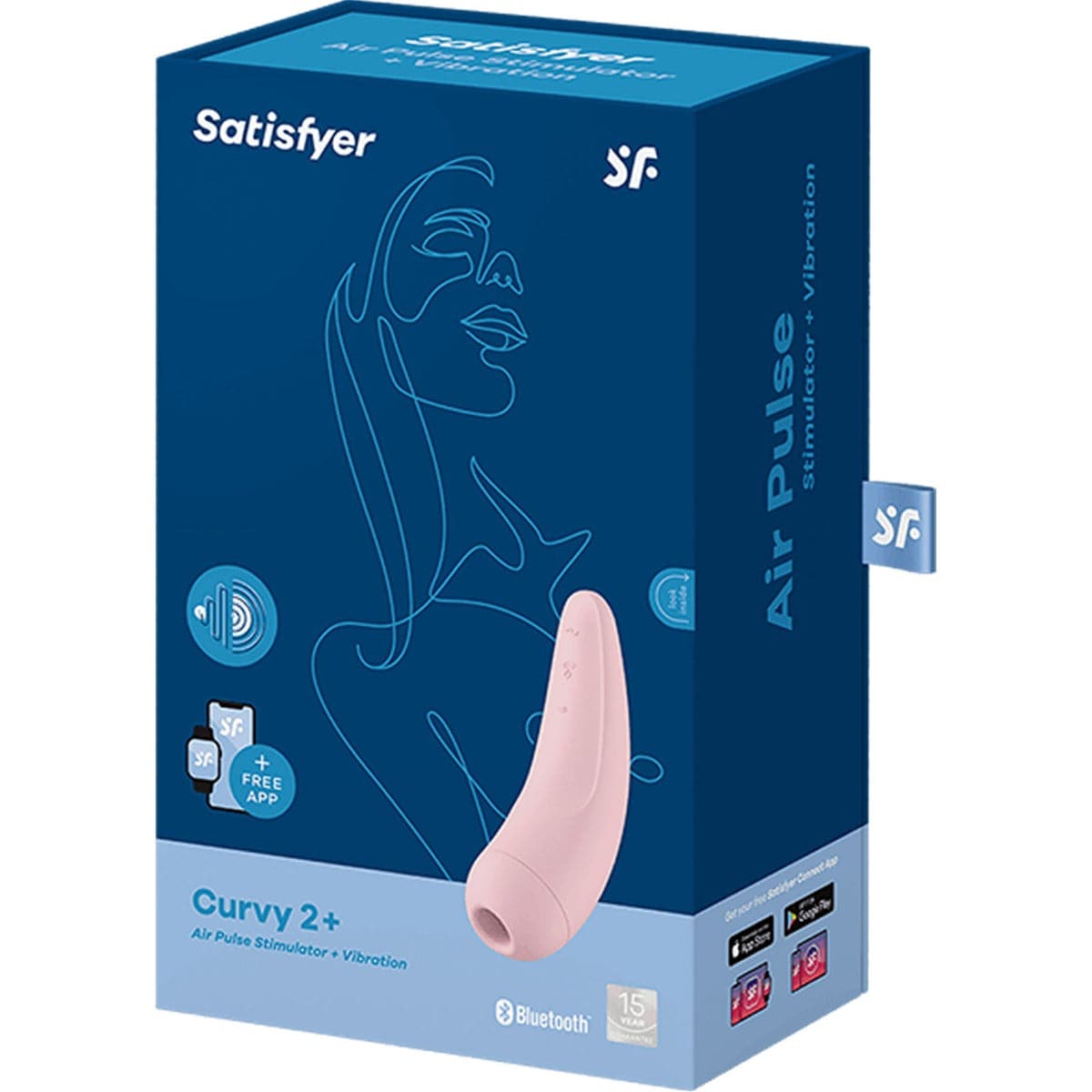 Satisfyer Curvy 2+ Stimulator Pink - Adult Outlet