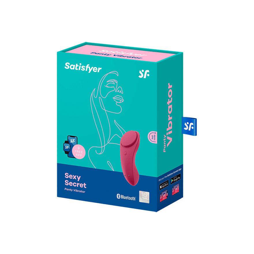 Satisfyer Sexy Secret Panty Vibrator Red - Adult Outlet