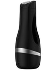 Satisfyer Men Classic Black/Silver Masturbator - Adult Outlet