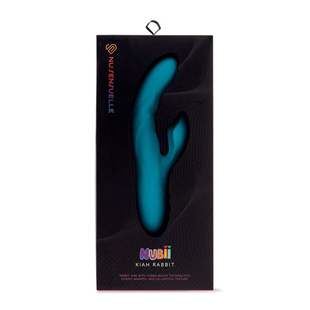 Nu Sensuelle Kiah Nubii Rabbit Vibrator Blue - Adult Outlet